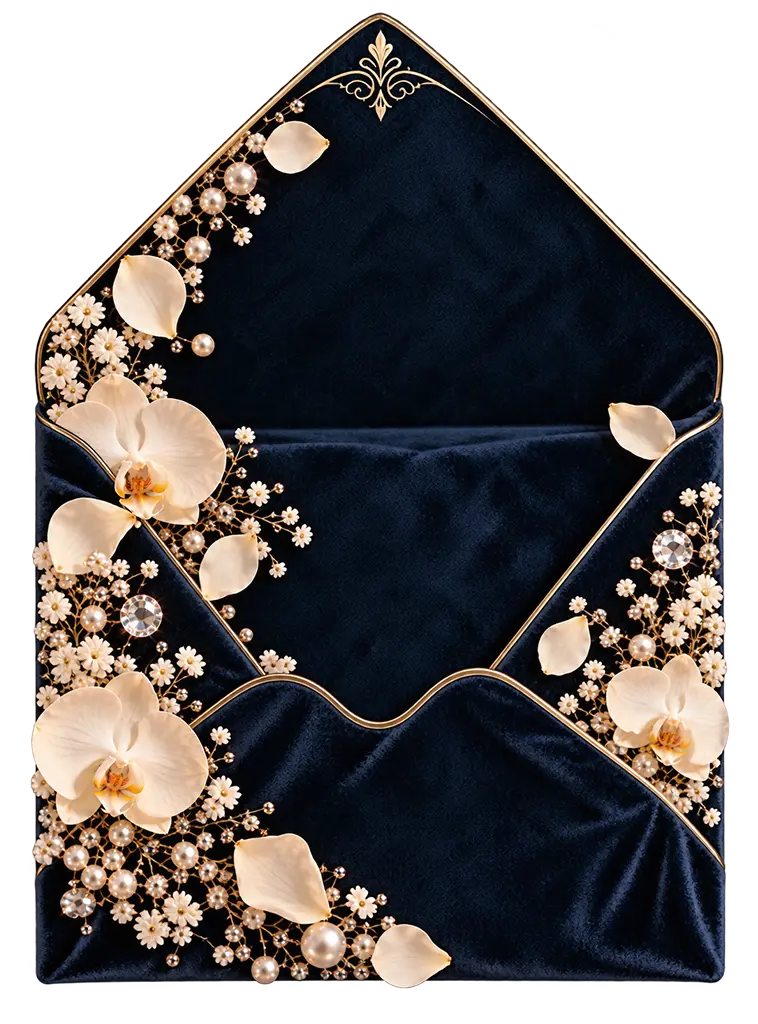 Ψηφιακό Προσκλητήριο Midnight Orchid