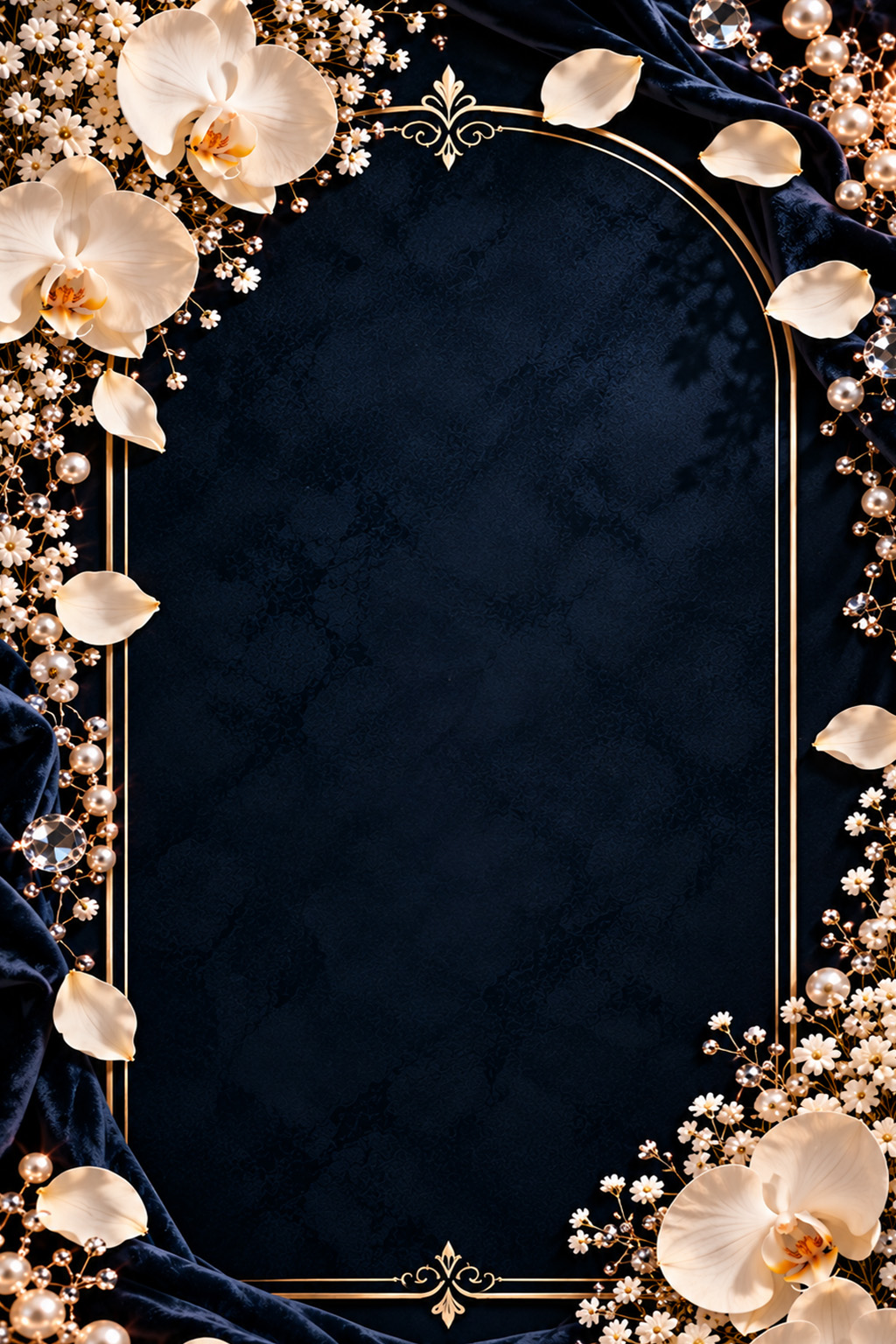 Ψηφιακό Προσκλητήριο Midnight Orchid