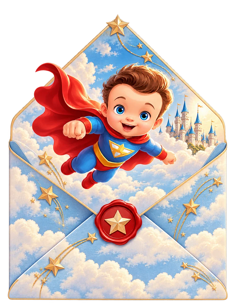 Ψηφιακό Προσκλητήριο Βάπτισης Superboy