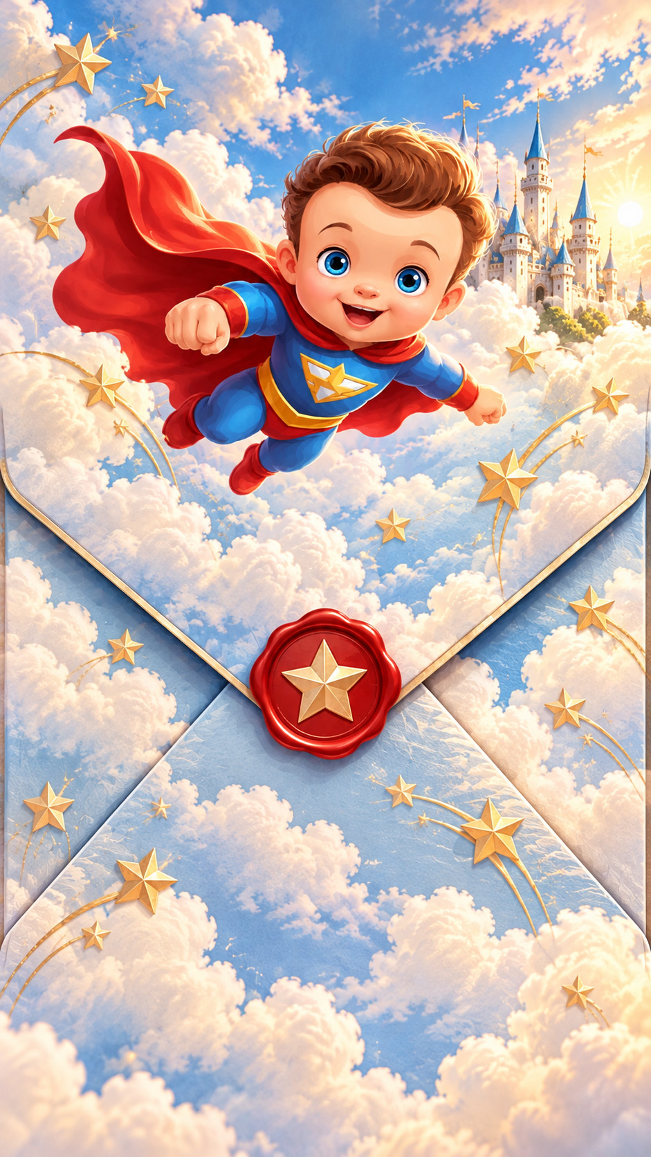 Ψηφιακό Προσκλητήριο Βάπτισης Superboy
